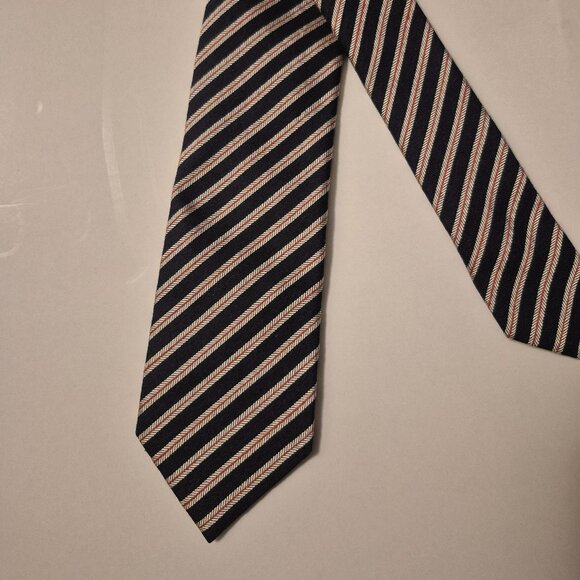 Brioni Silk Herringbone Tie - Picture 1 of 5